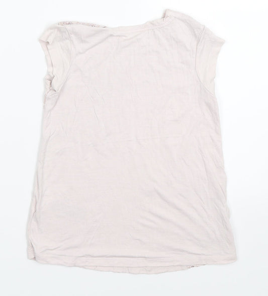 Marks and Spencer Girls Pink   Basic T-Shirt Size 5-6 Years