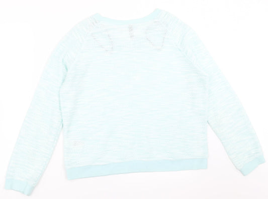 Divided by H&M Womens Green   Pullover Sweatshirt Size M