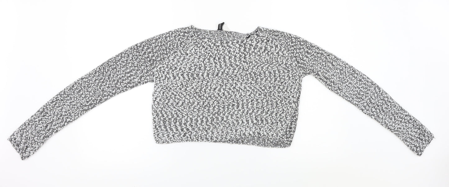 H&M  Womens White   Pullover Jumper Size M