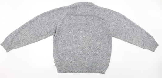 ROSS RIVER Mens Grey   Pullover Jumper Size L