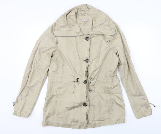 soon  Womens Beige   Jacket Coat Size 14