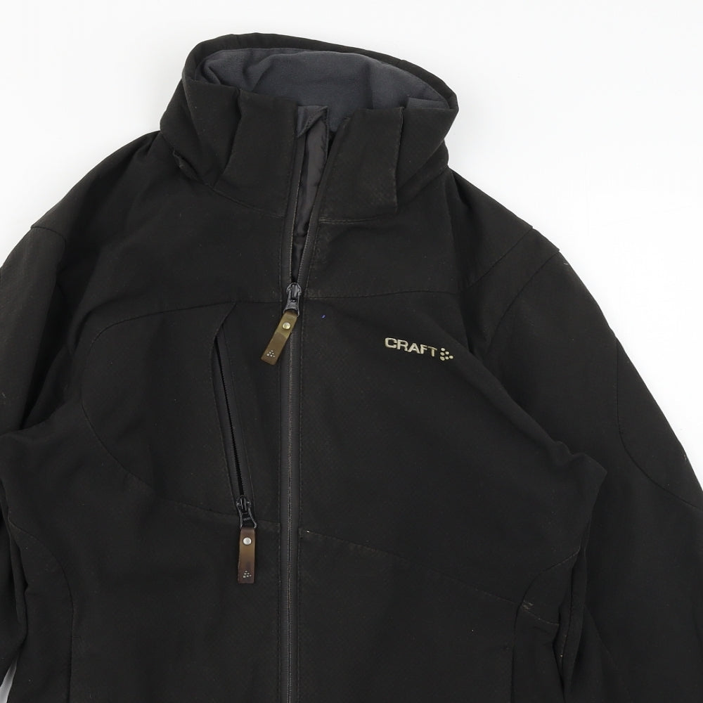 CRAFT Womens Black   Jacket Coat Size 8