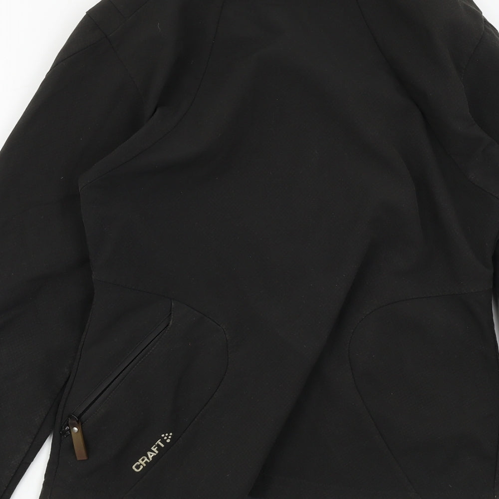 CRAFT Womens Black   Jacket Coat Size 8