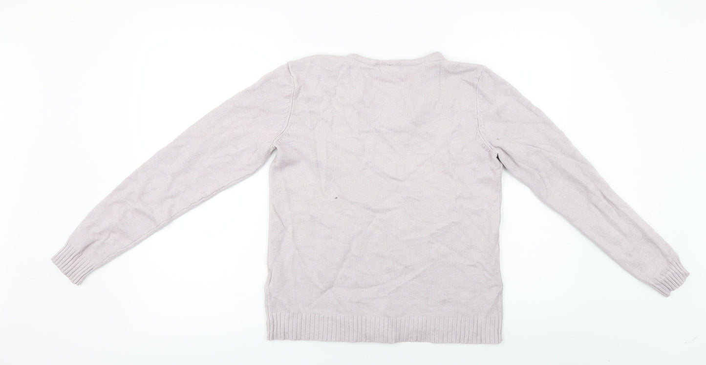 villa Womens Pink   Pullover Jumper Size M