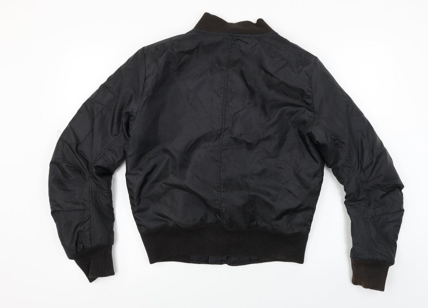 Preworn  Womens Black   Jacket Coat Size S