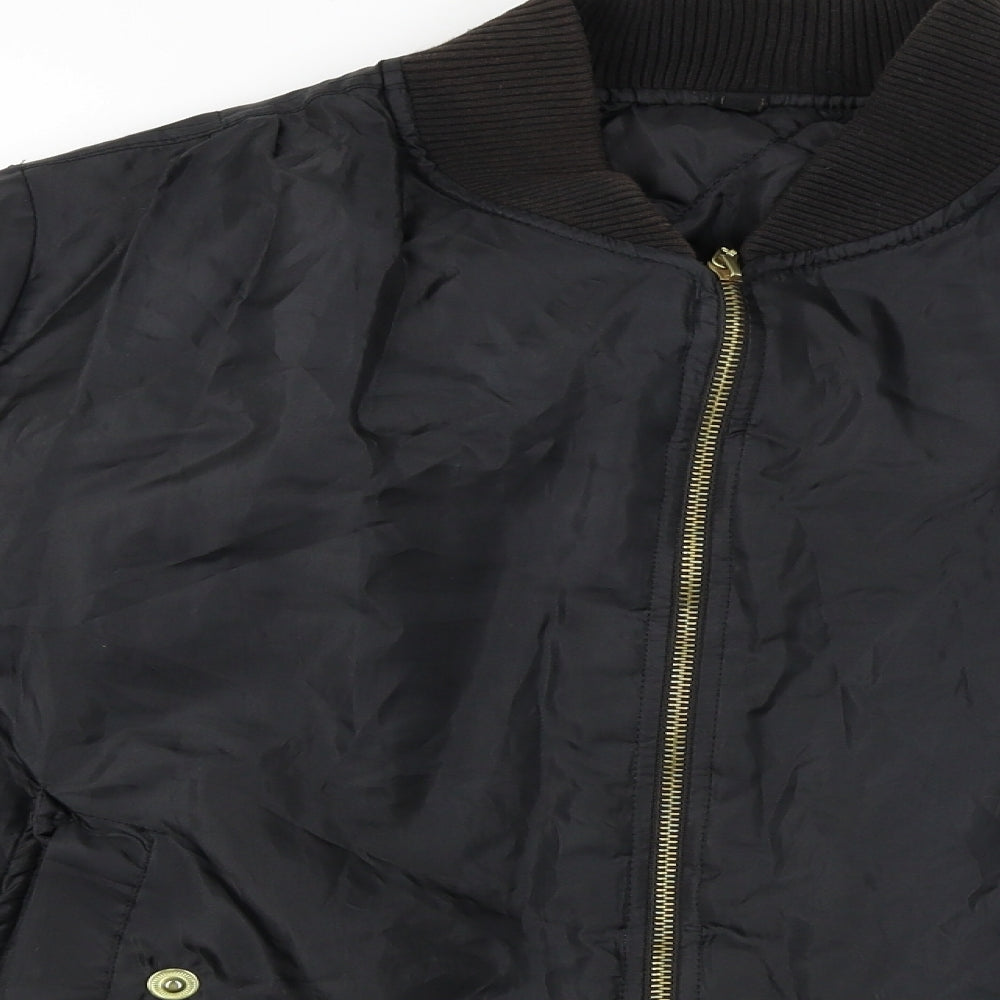 Preworn  Womens Black   Jacket Coat Size S