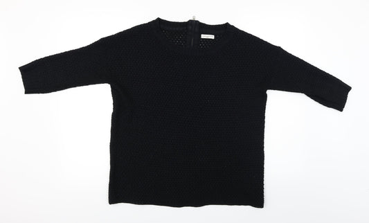 Jaqueline deYong  Womens Black   Pullover Jumper Size S