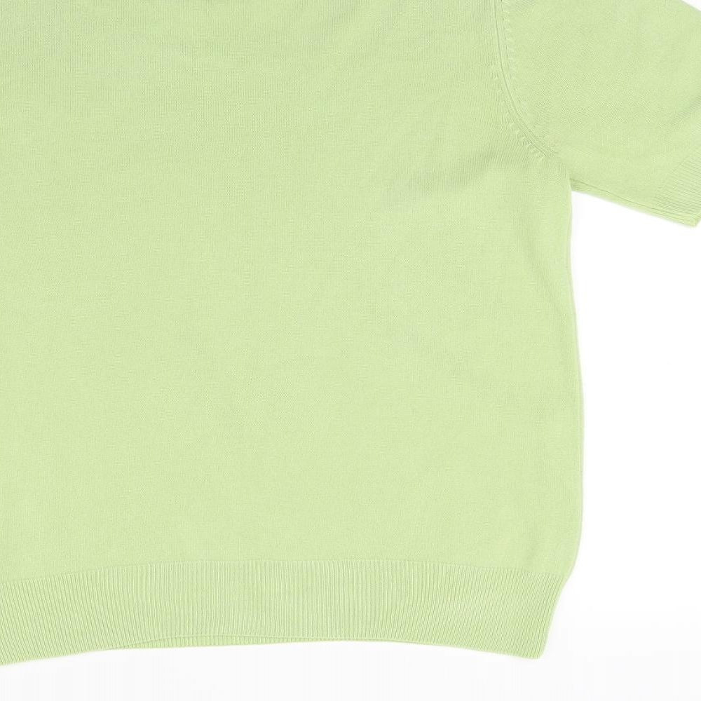 Marks and Spencer Womens Green  Knit Pullover Jumper Size 12