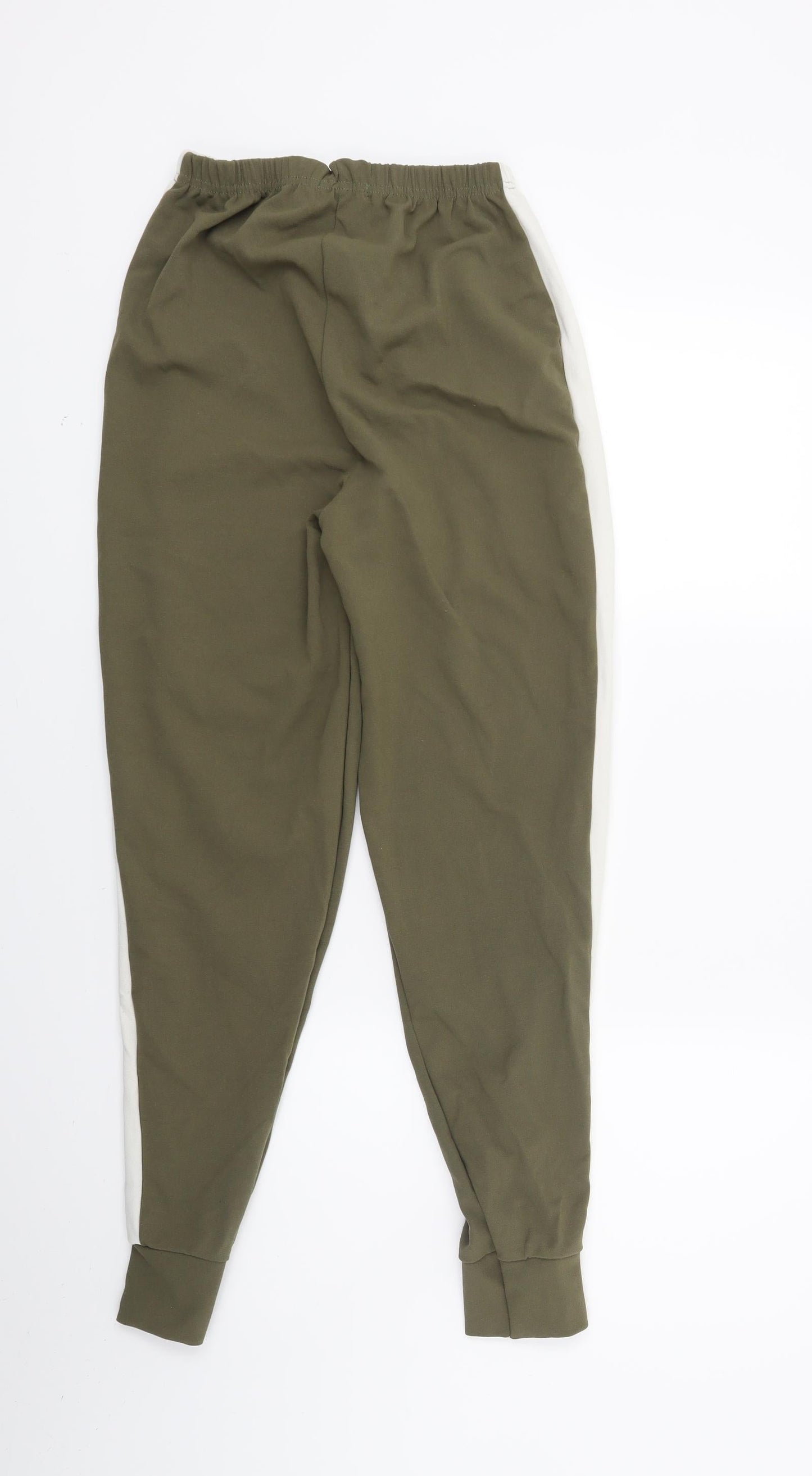 PRETTYLITTLETHING Womens Green   Jogger Trousers Size 6 L26 in