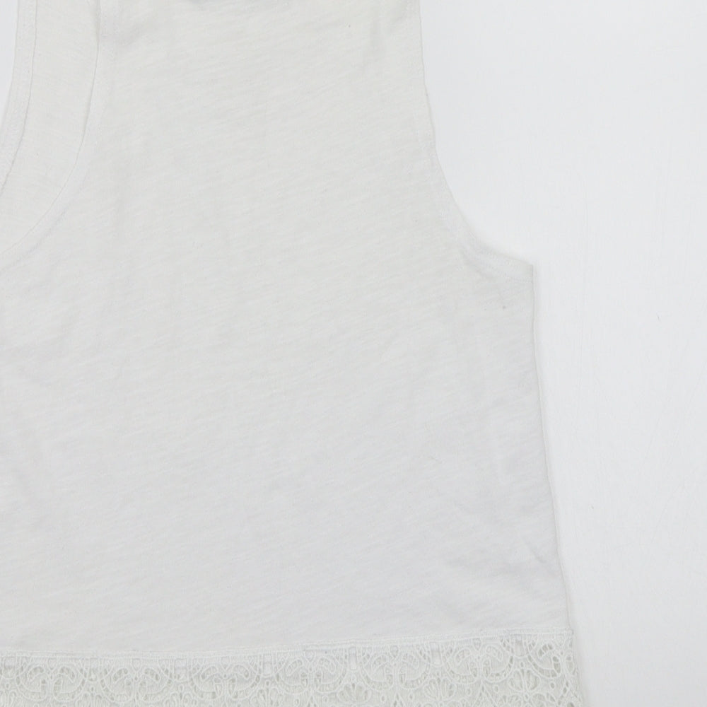 Newlook Womens White   Basic Tank Size 6
