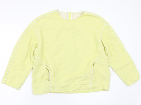 Preworn Womens Yellow   Basic T-Shirt Size S