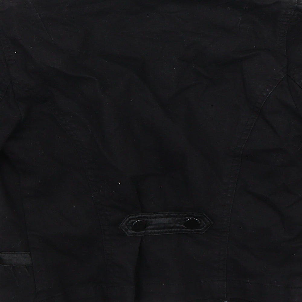 H&M Womens Black   Jacket Coat Size 8