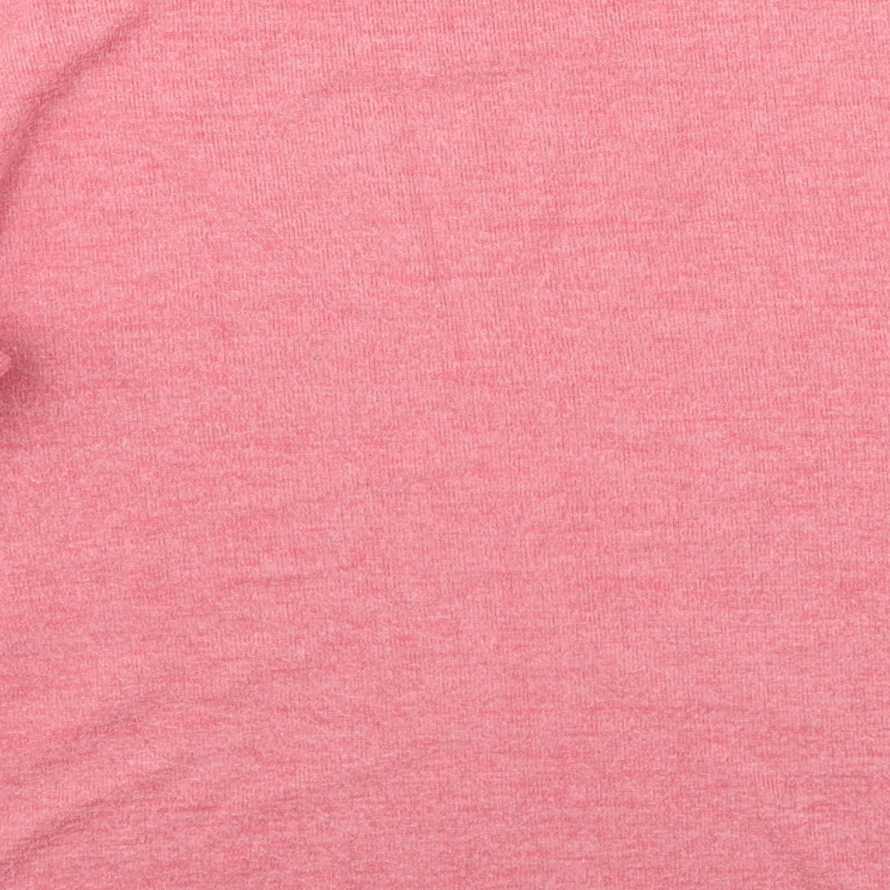 Peacocks Womens Pink   Henley Jumper Size 8