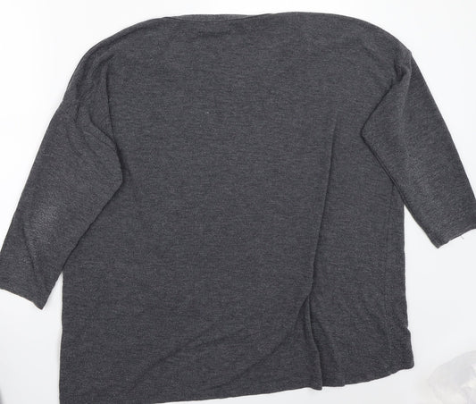 Tippy Womens Grey   Pullover Jumper Size XL