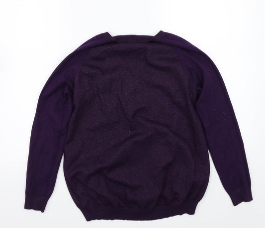 Preworn Womens Purple   Pullover Jumper Size S