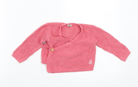 Bonds Girls Pink   Cardigan Jumper Size 0-3 Months