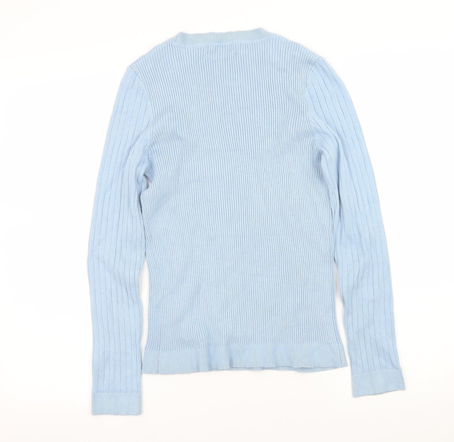 New Look Womens Blue  Knit Pullover Jumper Size 16
