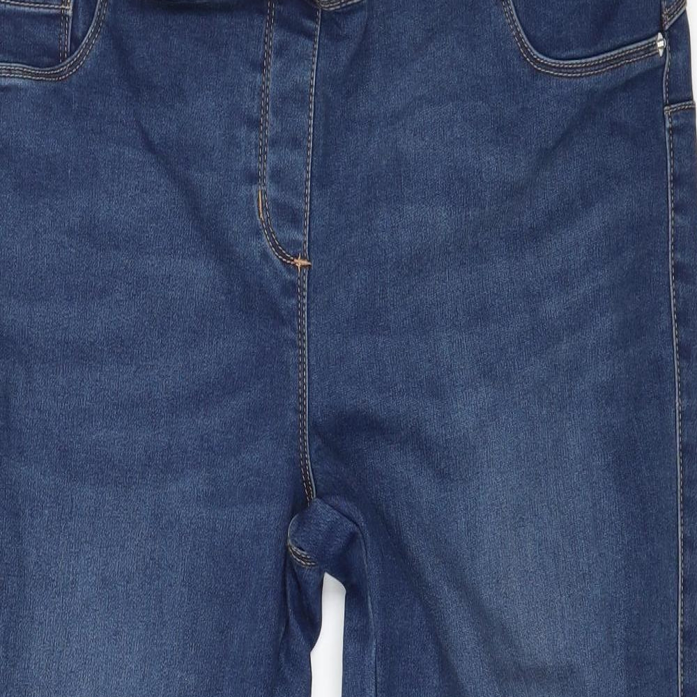 Preworn Womens Blue  Denim Jegging Jeans Size 32 in L24 in
