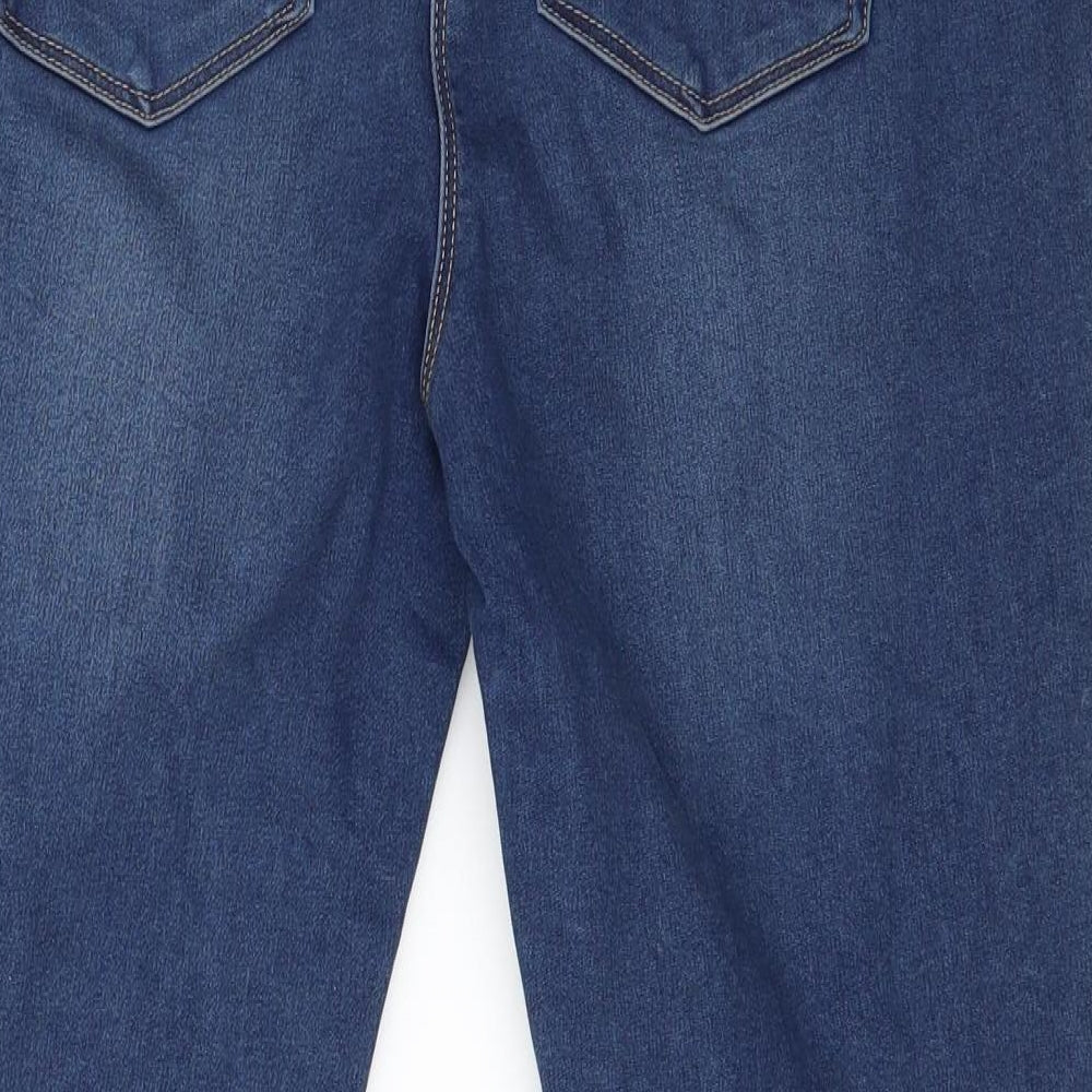 Preworn Womens Blue  Denim Jegging Jeans Size 32 in L24 in