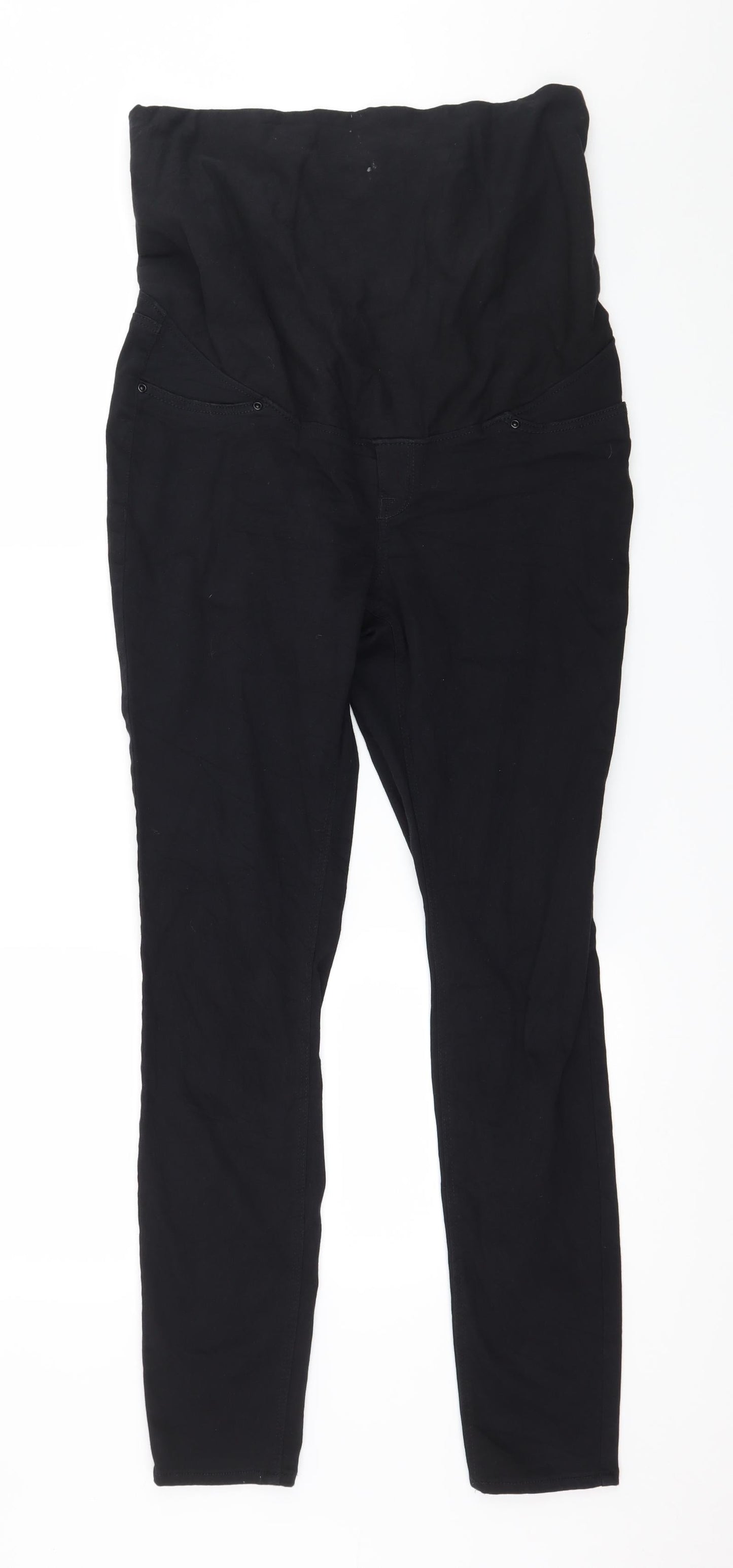 H&M Womens Black  Denim Skinny Jeans Size M L28 in