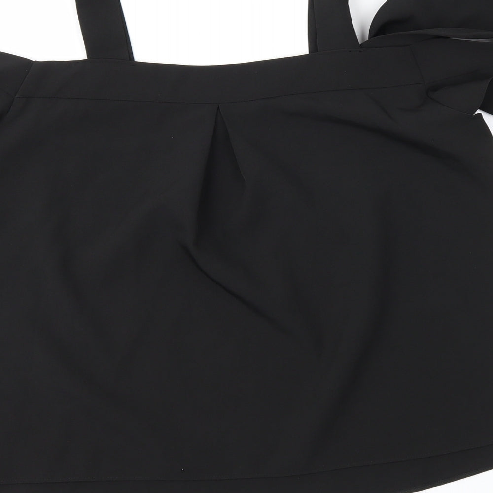 Topshop Womens Black   Basic Blouse Size 8