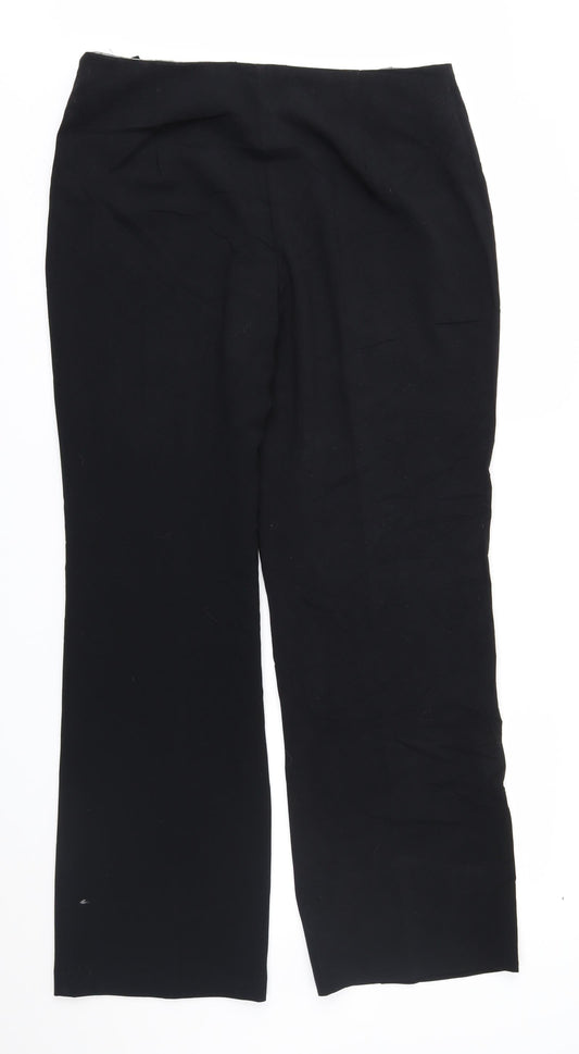 Marks and Spencer Womens Black   Trousers  Size 14 L30 in