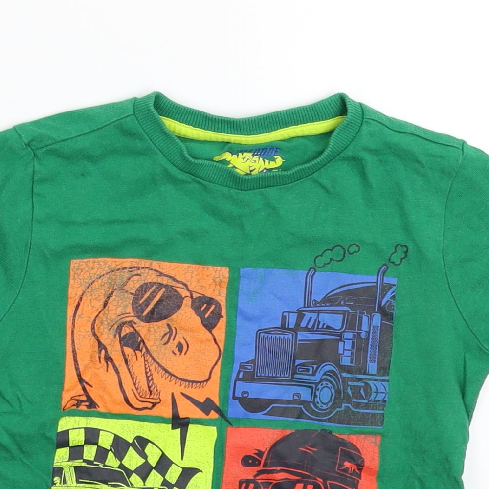 F&F Boys Green   Basic T-Shirt Size 2-3 Years
