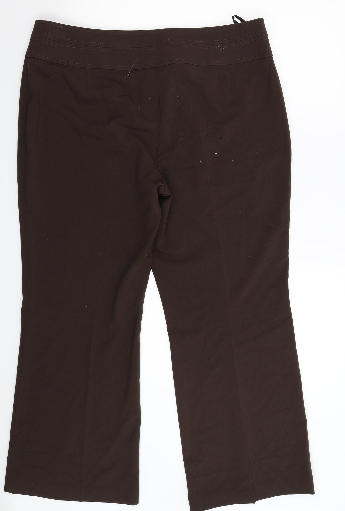 Marks and Spencer Womens Grey   Dress Pants Trousers Size 16 L29 in