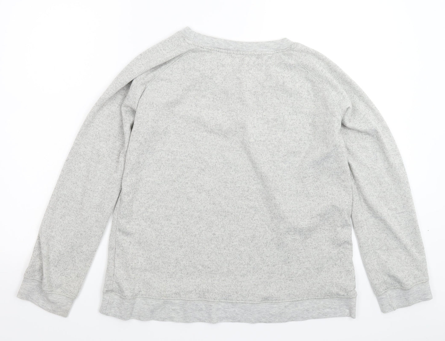 Peacocks Womens Grey  Knit Pullover Jumper Size 16