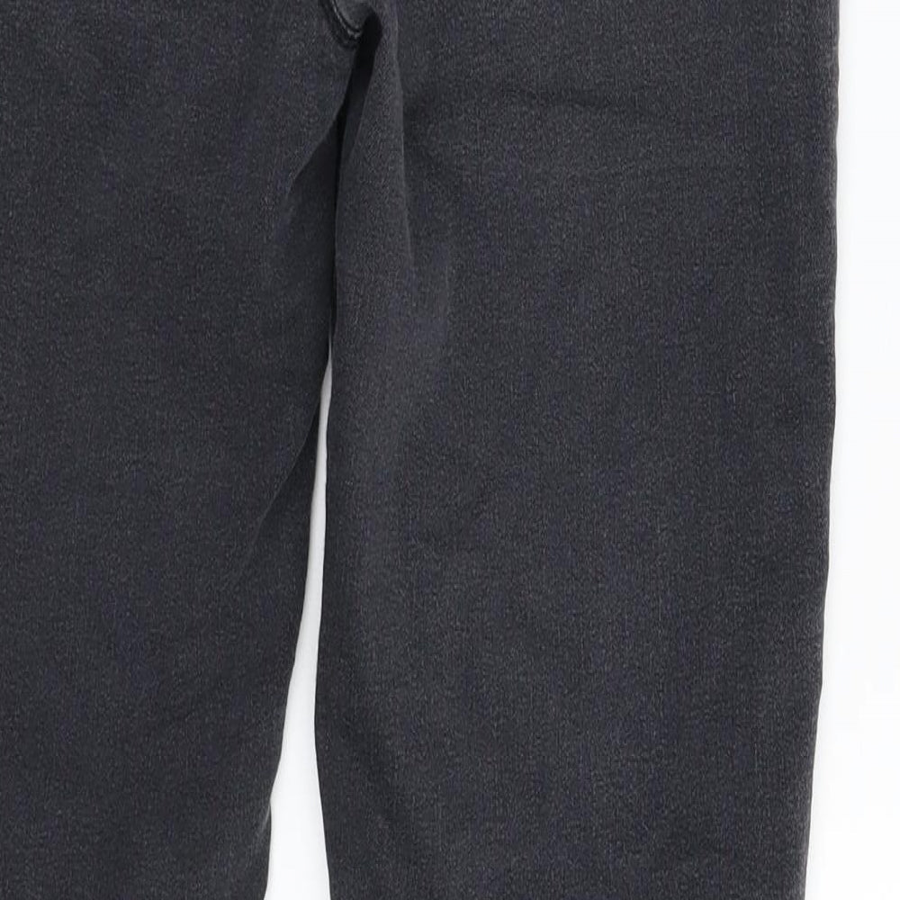 Denim & Co. Womens Grey  Denim Skinny Jeans Size 10 L29 in