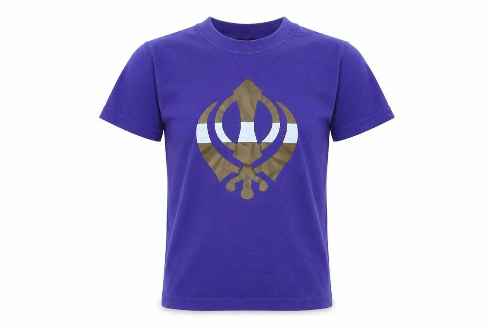 King Punjab Boys Blue   Basic T-Shirt Size XS