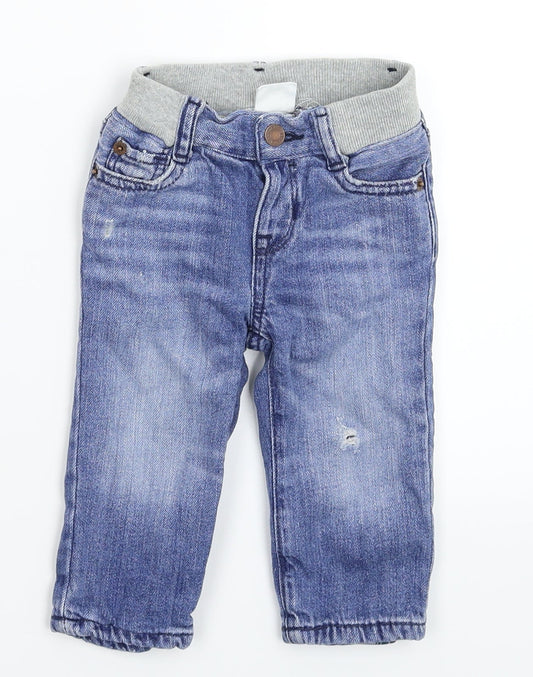 Gap Baby Blue  Denim Capri Jeans Size 9-12 Months