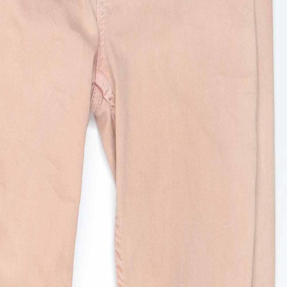 Zara Womens Pink  Denim Skinny Jeans Size 8 L24 in