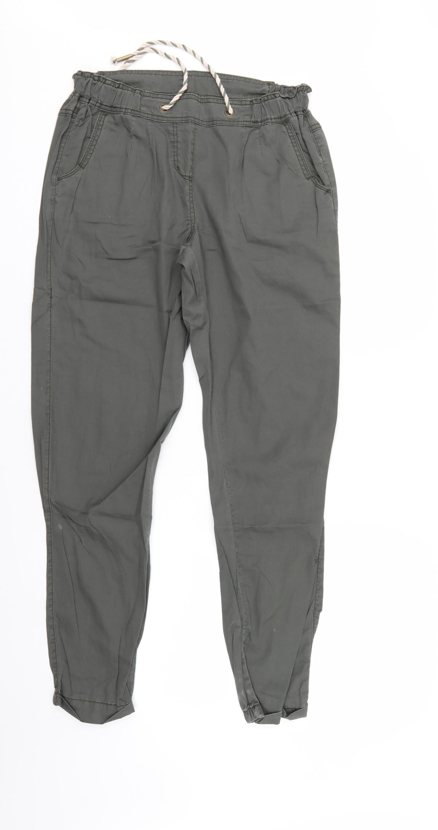 Moda Womens Green   Trousers  Size 12 L29 in