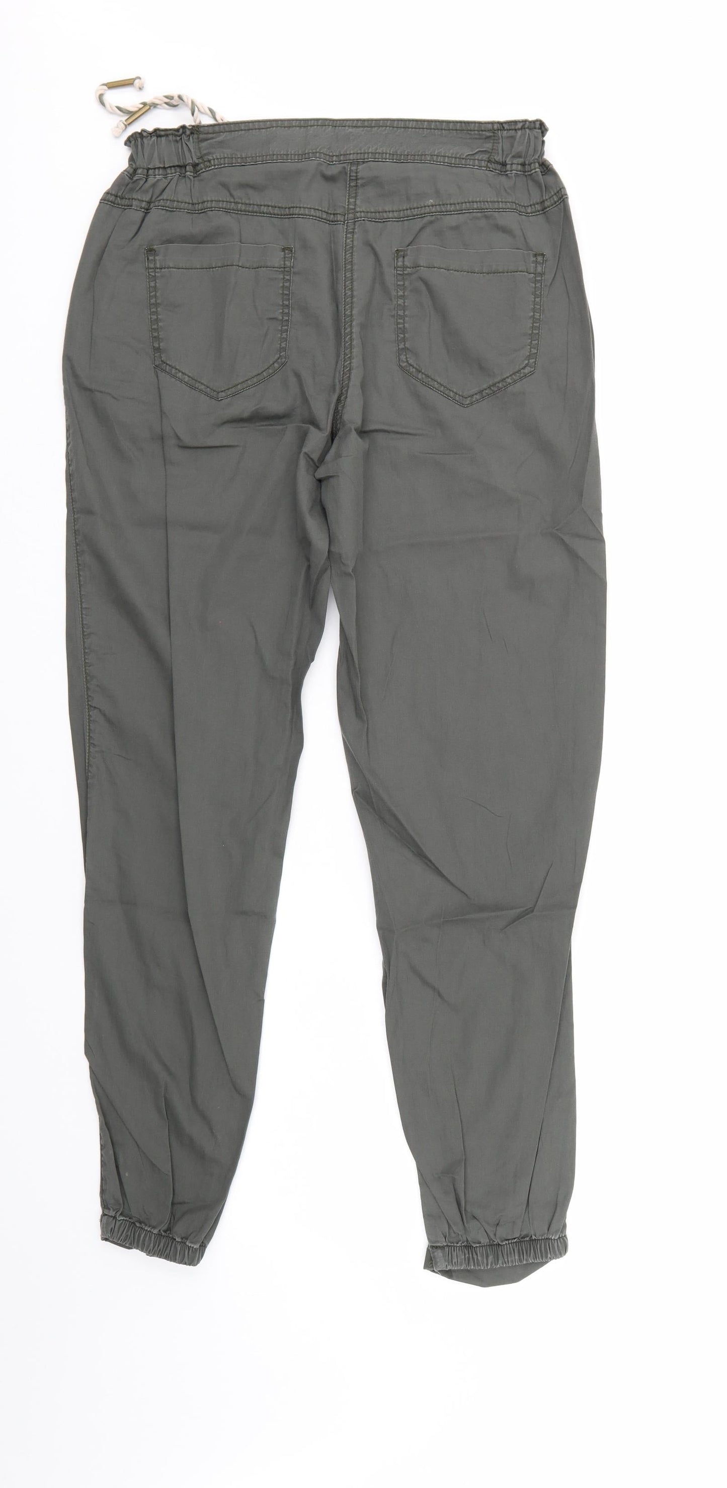Moda Womens Green   Trousers  Size 12 L29 in