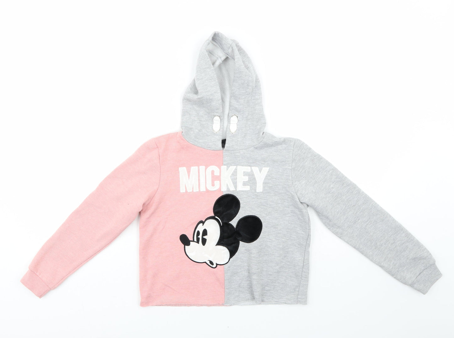 Disney Girls Multicoloured   Pullover Hoodie Size 9-10 Years  - Cropped