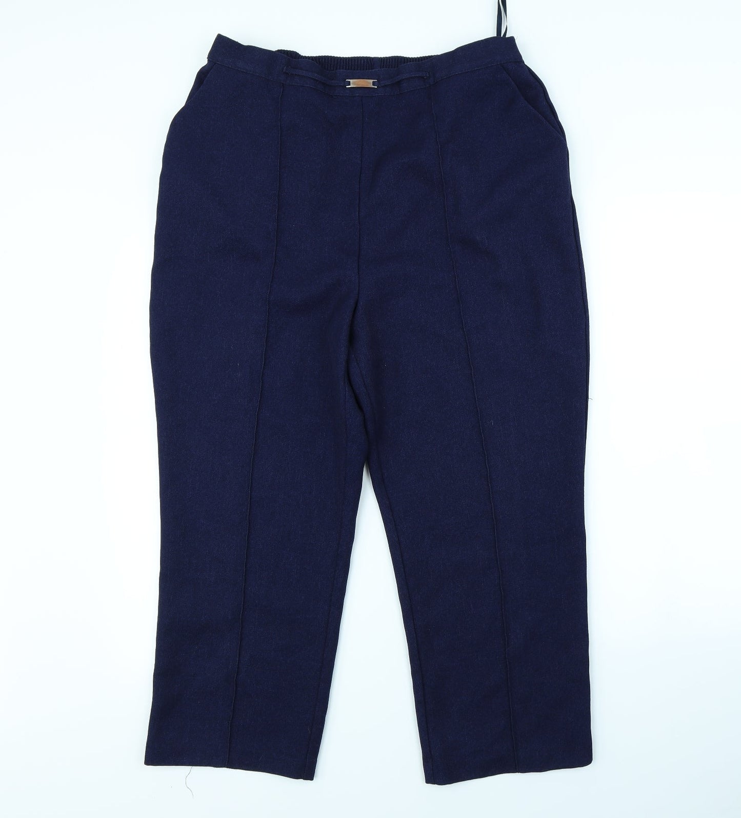 Papaya Womens Blue   Dress Pants Trousers Size 16 L30 in