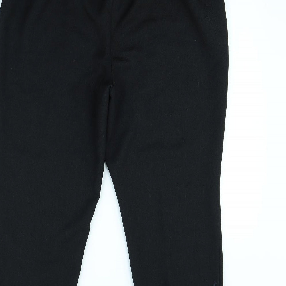 Papaya Womens Black  Rayon Dress Pants Trousers Size 16 L30 in