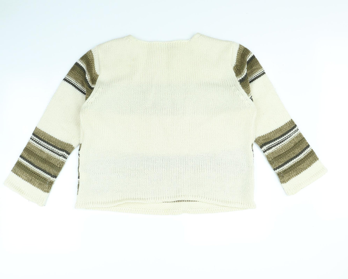 In Town Womens White   Pullover Jumper Size L