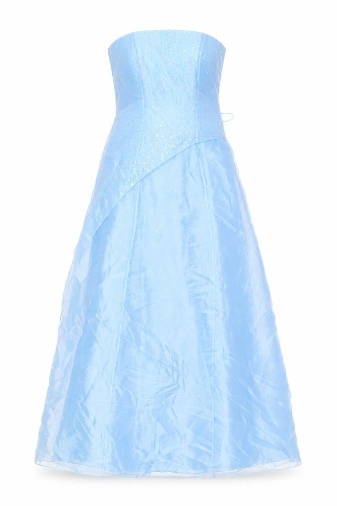 Womens Blue  Rayon A-Line  Size M