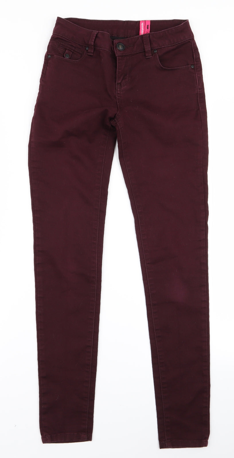 yesyes Womens Red   Skinny Jeans Size 8 L31 in