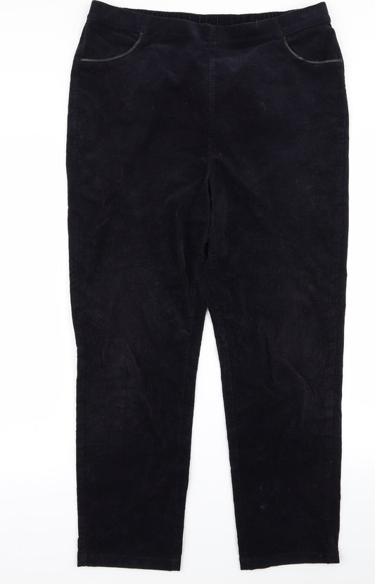 Preworn Womens Blue   Trousers  Size 34 L26 in