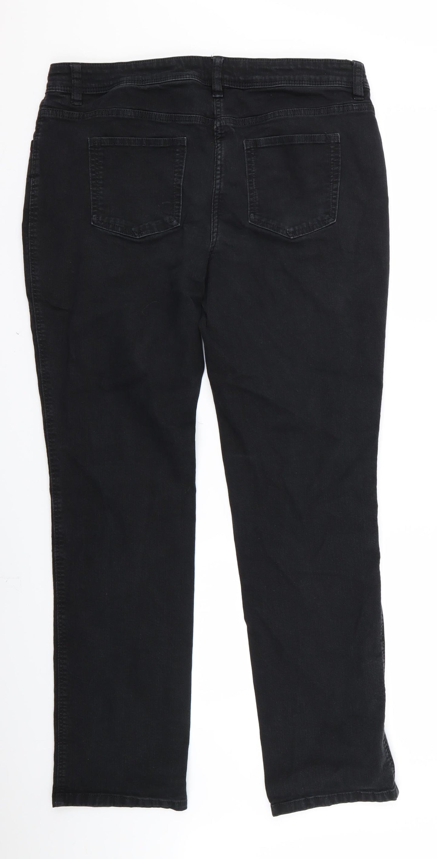 Preworn Womens Grey   Skinny Jeans Size 16 L30 in