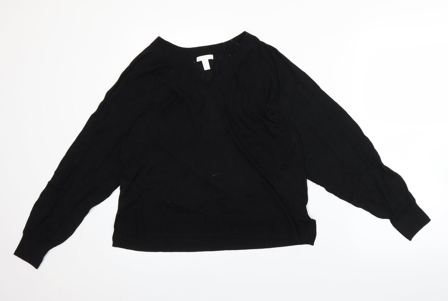 H&M Womens Black   Pullover Jumper Size S