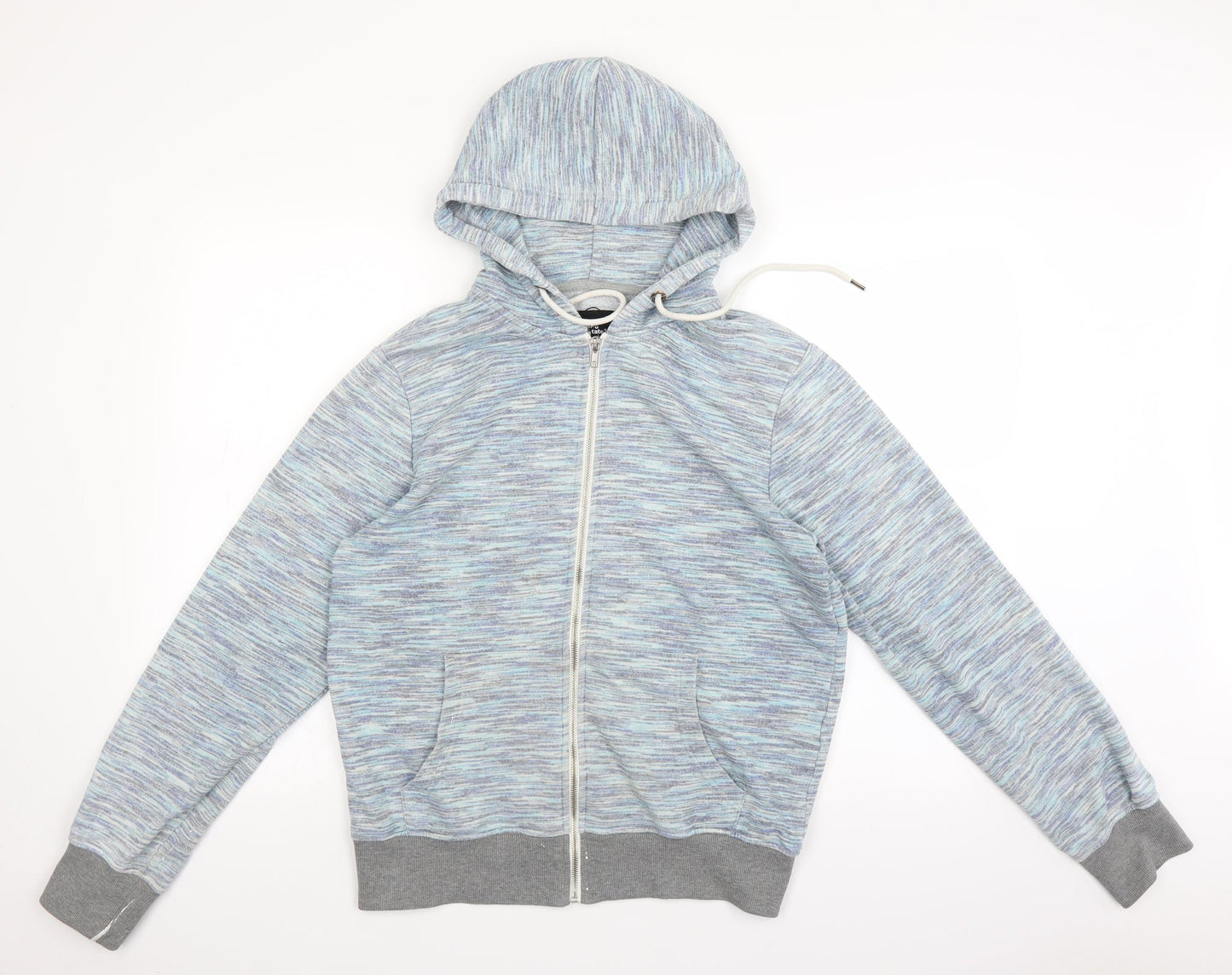 Cedar Wood State Mens Blue   Full Zip Hoodie Size M