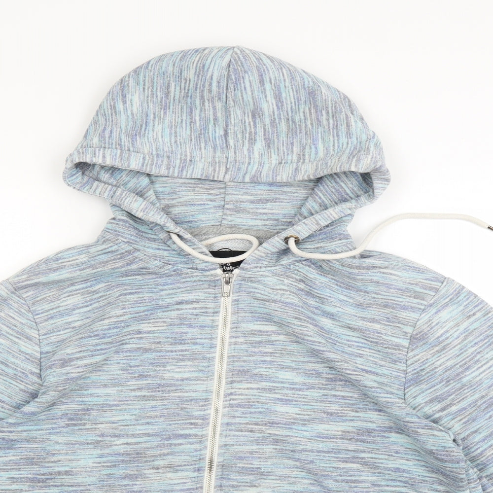 Cedar Wood State Mens Blue   Full Zip Hoodie Size M