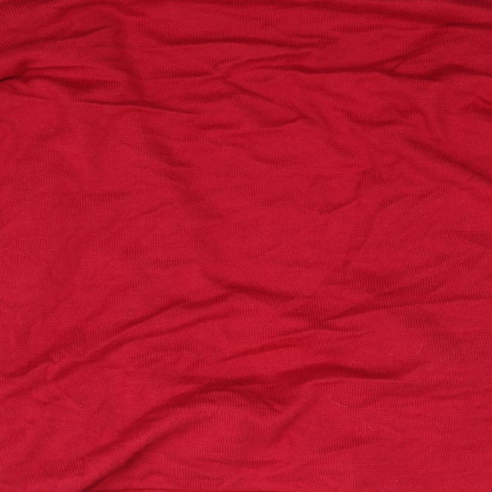 Tot Du Mond Womens Red   Cardigan Jumper Size L