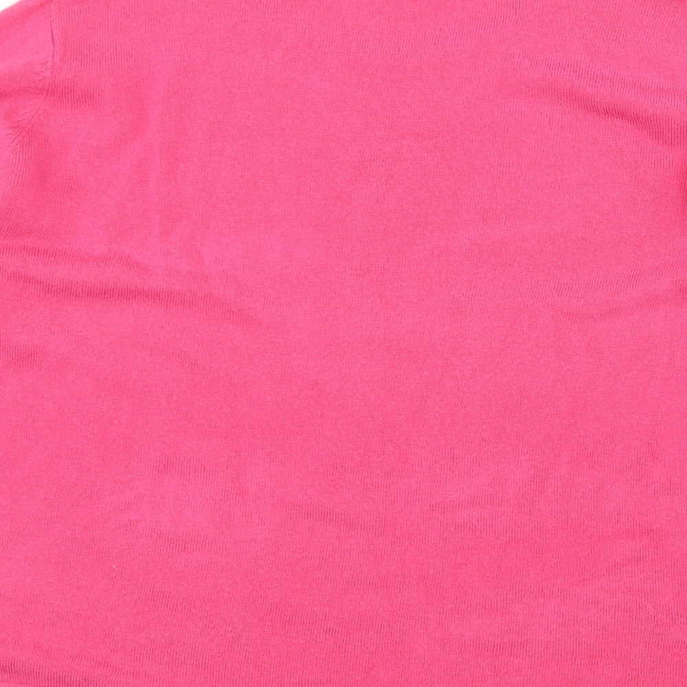 Bonmarché Womens Pink   Pullover Jumper Size L