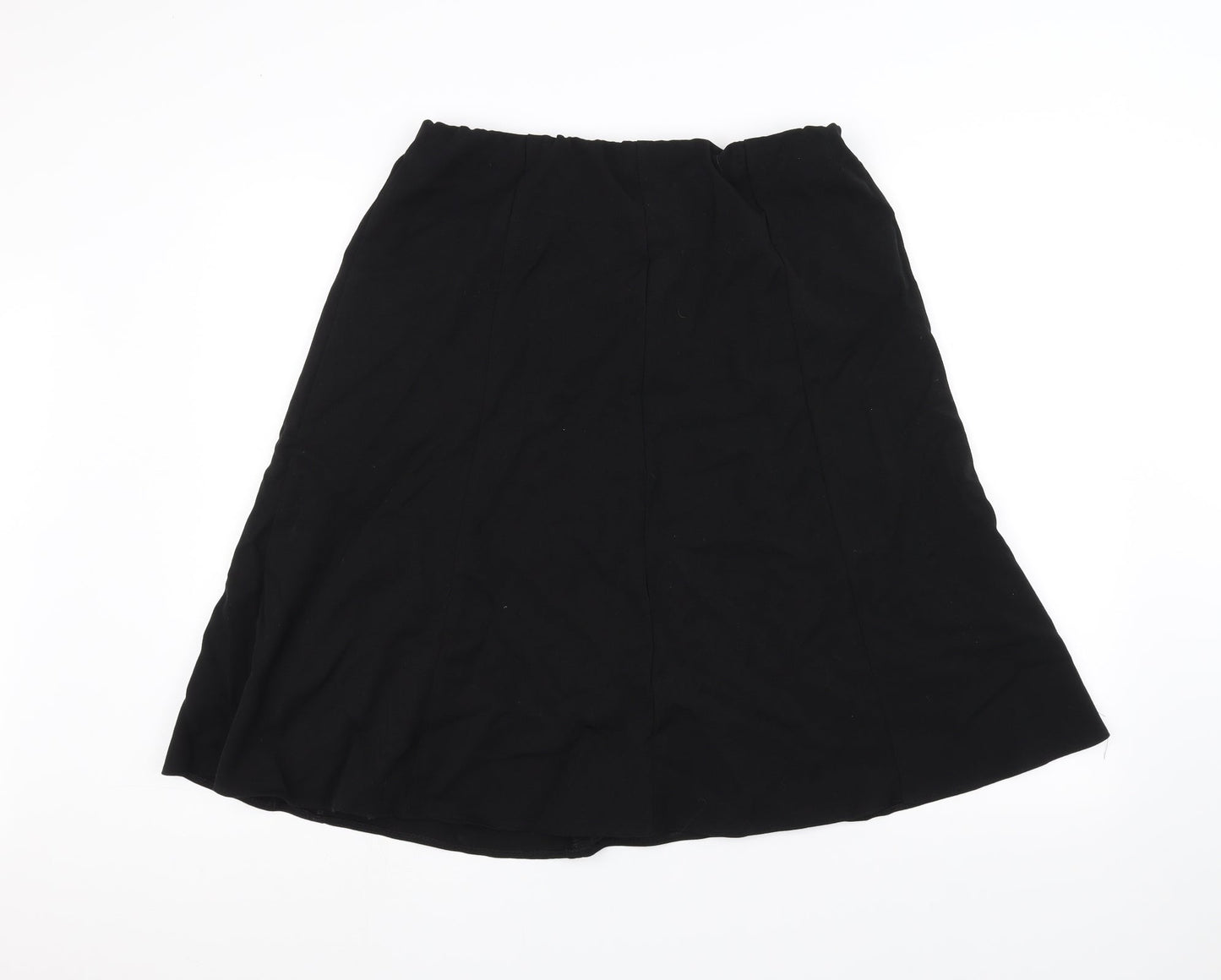 Preworn Womens Black   A-Line Skirt Size 14