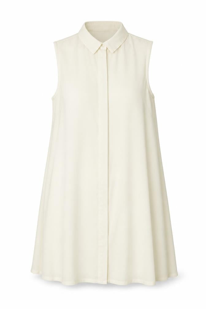 Missguided Womens Ivory   Basic Button-Up Size 8